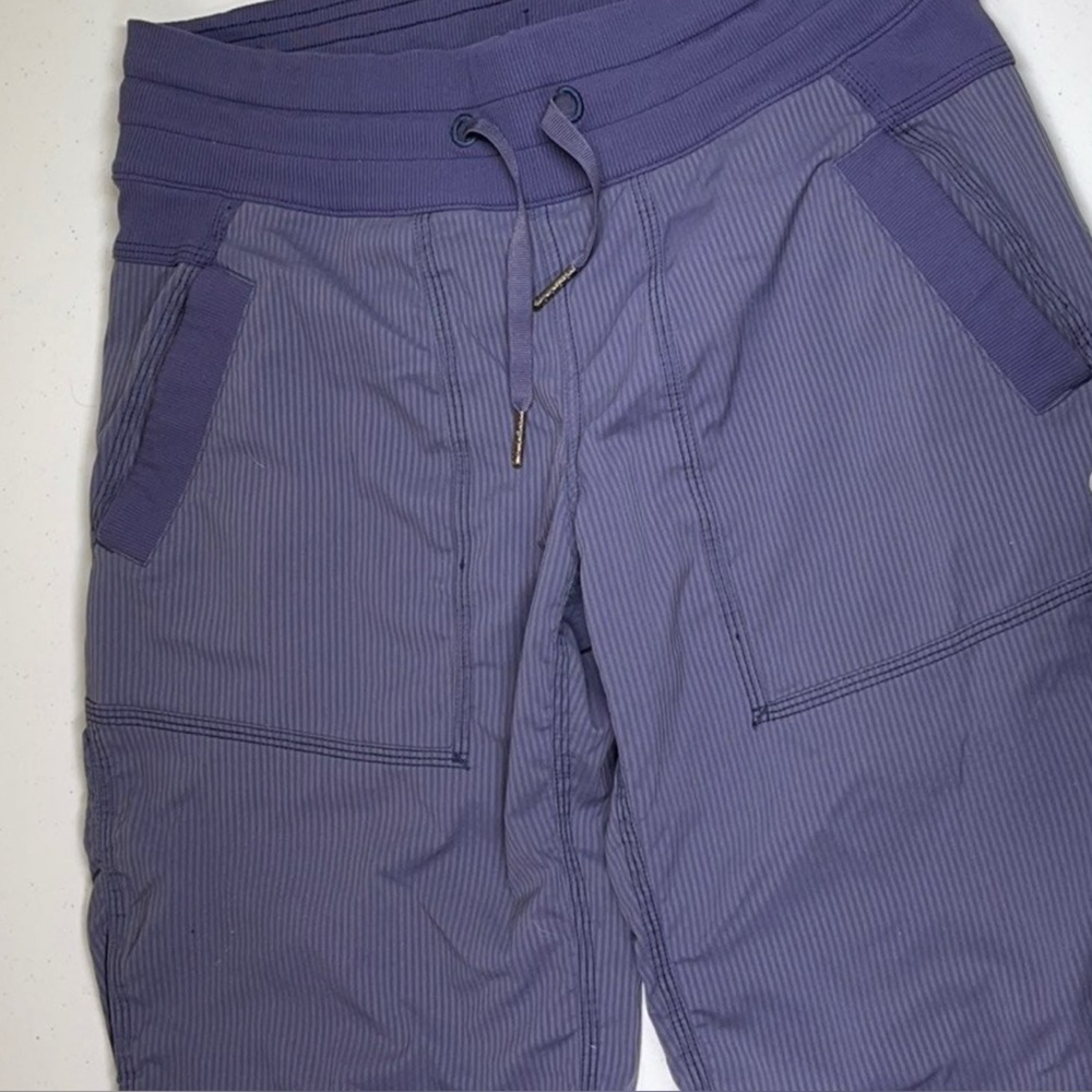 lululemon Dance Studio Mid-Rise Blue Cropped Pants
